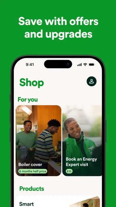 Ảnh chụp màn hình của OVO Energy
