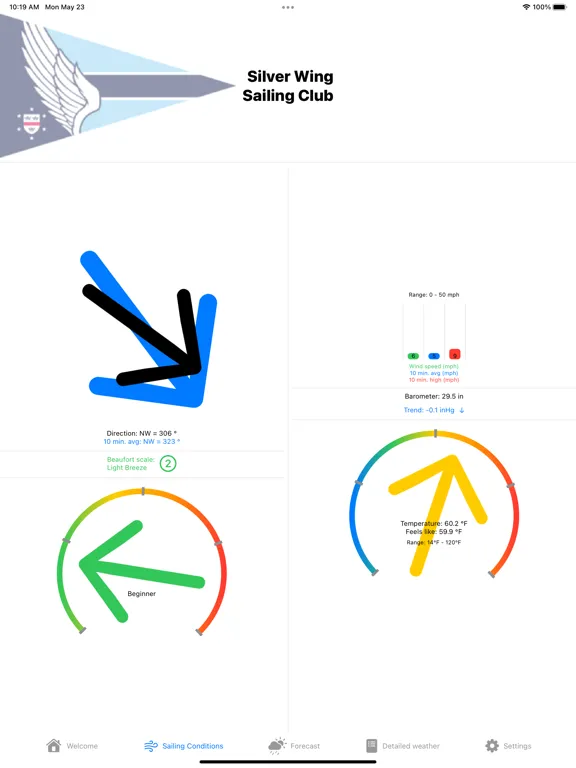 Capturas de pantalla de Silver Wing Sailing Club iPad 