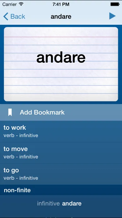 Italian Verbs Trainer应用截图