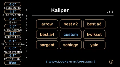 Kaliper スクリーンショット