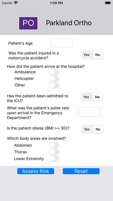 Screenshot di Parkland Orthopedic