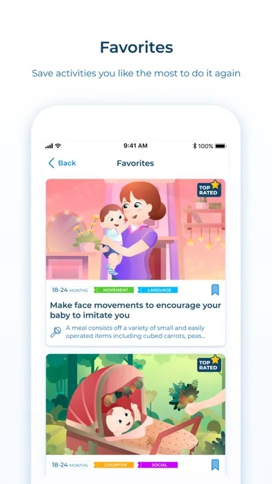 Tangkapan skrin Little Steps Baby Development