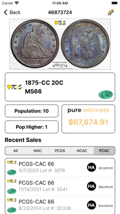 Collect Pure: Scan Rare Coins स्क्रीनशॉट