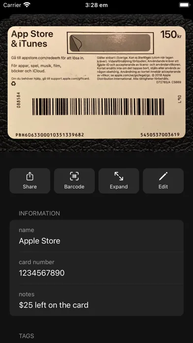Скриншоты Wally - Digital Wallet