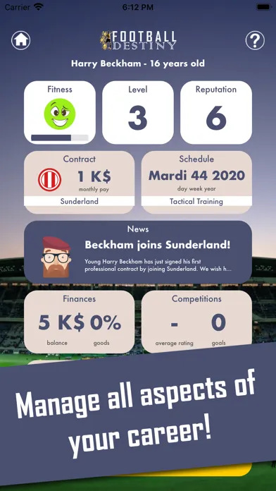 Football Destiny स्क्रीनशॉट