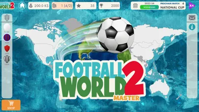 Captures d'écran de Football World Master 2
