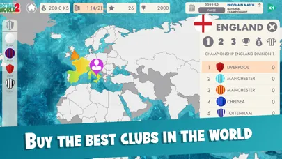 Captures d'écran de Football World Master 2