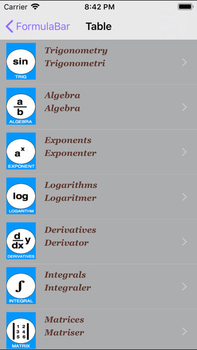 FormulaBar Screenshots