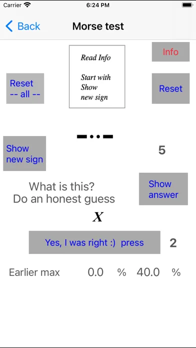 MorseLearning Screenshots