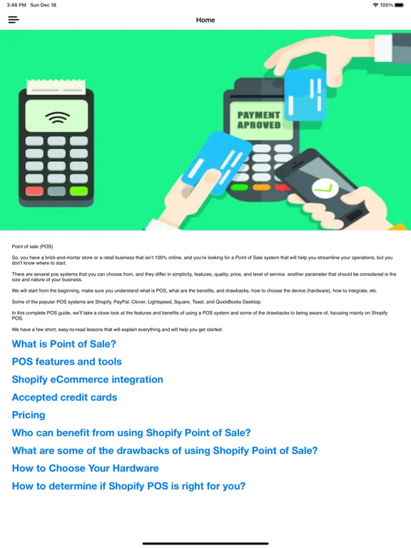 Screenshot di POS - Point of Sale Full Guide iPad 