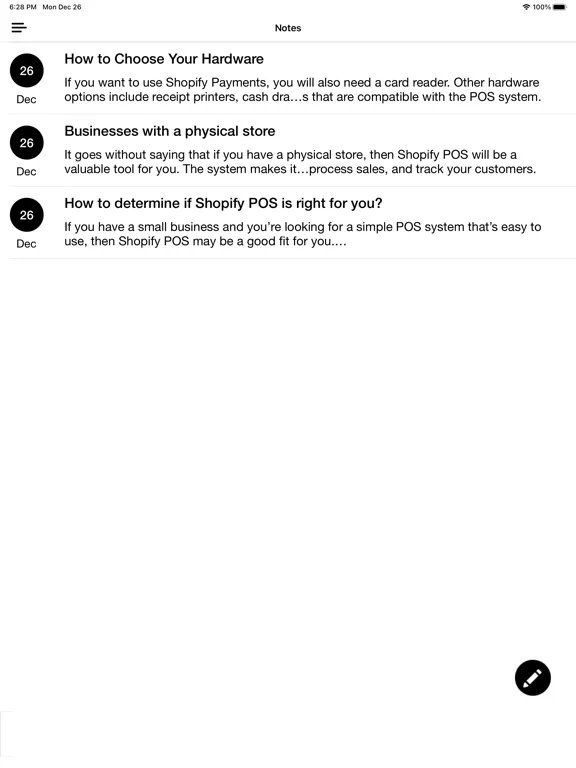Screenshot di POS - Point of Sale Full Guide iPad 