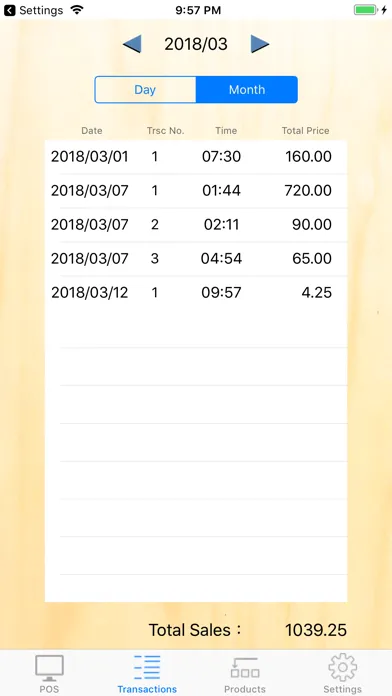 Ảnh chụp màn hình của POS S(Lite)_phone ver.