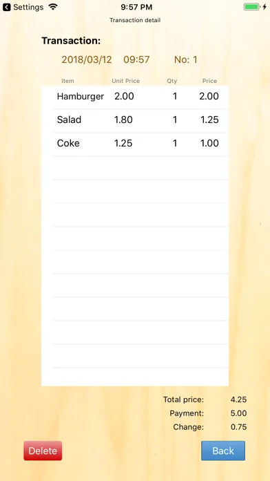 Ảnh chụp màn hình của POS S(Lite)_phone ver.
