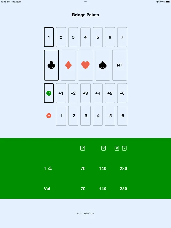 Ảnh chụp màn hình của Bridge Points iPad 