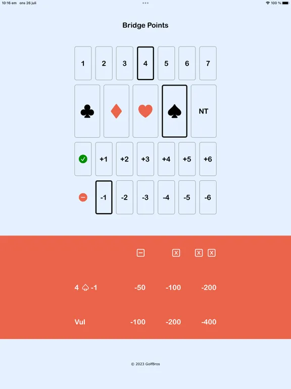 Ảnh chụp màn hình của Bridge Points iPad 