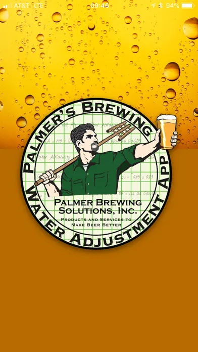 Ảnh chụp màn hình của Palmer's Brewing Water Adj App