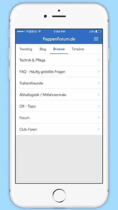 ภาพหน้าจอของ PappenForum.de - Die APP für IFA - Fans