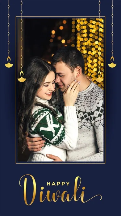 ภาพหน้าจอของ Diwali Photo Frames - Editor