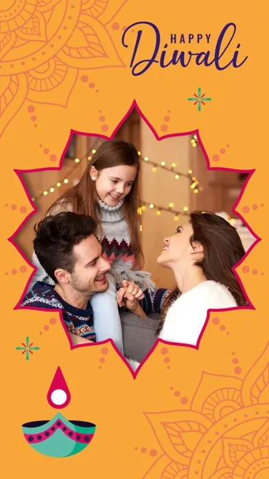 ภาพหน้าจอของ Diwali Photo Frames - Editor