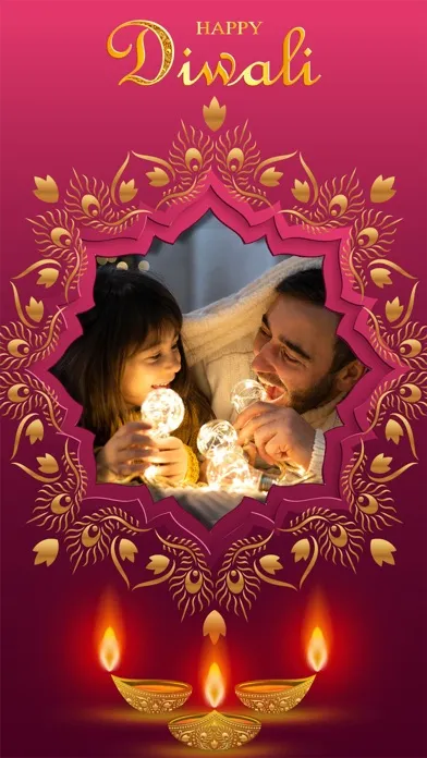 ภาพหน้าจอของ Diwali Photo Frames - Editor