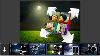 3D Moonlight Photo Frame - Amazing Picture Frames & Photo Editor应用截图
