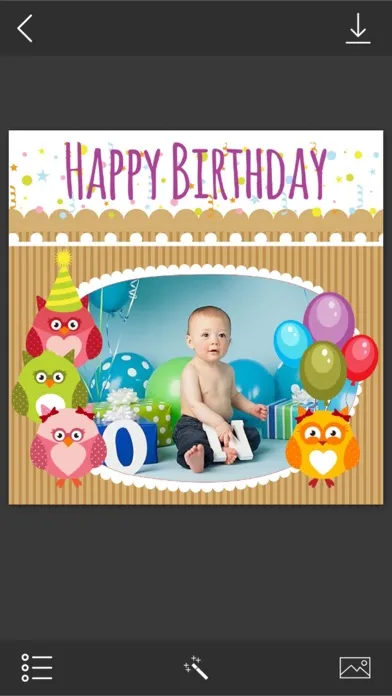 Screenshot di Birthday Photo Frame - Amazing Picture Frames & Photo Editor