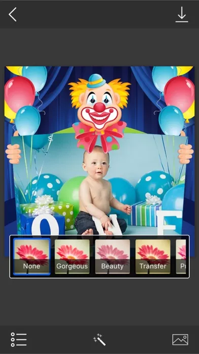 Screenshot di Birthday Photo Frame - Amazing Picture Frames & Photo Editor