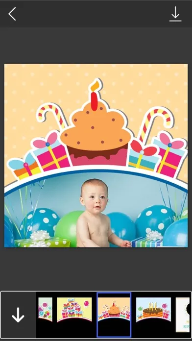 Screenshot di Birthday Photo Frame - Amazing Picture Frames & Photo Editor