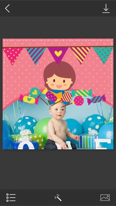 Screenshot di Birthday Photo Frame - Amazing Picture Frames & Photo Editor