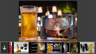 Zrzuty ekranu Bottle & Glass Photo Frame - Amazing Picture Frames & Photo Editor