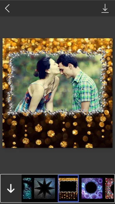 Ảnh chụp màn hình của Glitter Photo Frame - Amazing Picture Frames & Photo Editor
