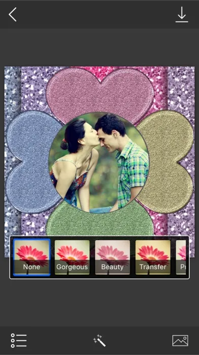 Ảnh chụp màn hình của Glitter Photo Frame - Amazing Picture Frames & Photo Editor