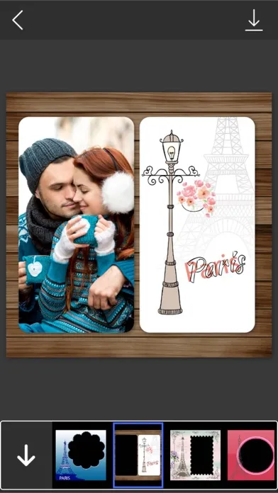 ภาพหน้าจอของ Paris Photo Frame - Romantic Picture Frames & Photo Editor