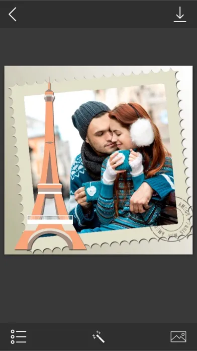 ภาพหน้าจอของ Paris Photo Frame - Romantic Picture Frames & Photo Editor
