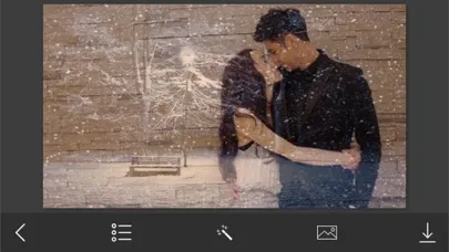 Snow Effect Photo Frame - Amazing Picture Frames & Photo Editor 스크린샷