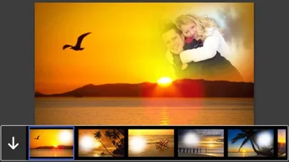 Sun Set Photo Frames - Instant Frame Maker & Photo Editor 스크린샷