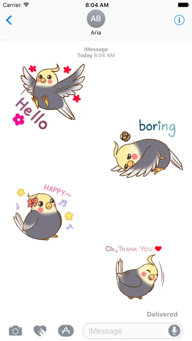Скриншоты Animated Lovely Cockatiel Bird