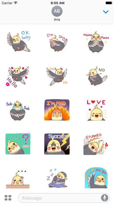 Скриншоты Animated Lovely Cockatiel Bird