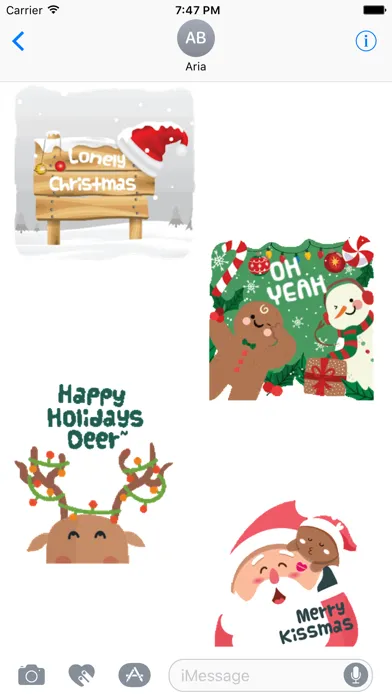 ภาพหน้าจอของ Animated Merry Christmas Gifs