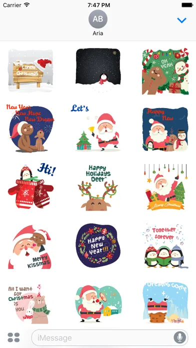 ภาพหน้าจอของ Animated Merry Christmas Gifs