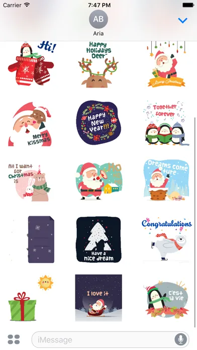 ภาพหน้าจอของ Animated Merry Christmas Gifs