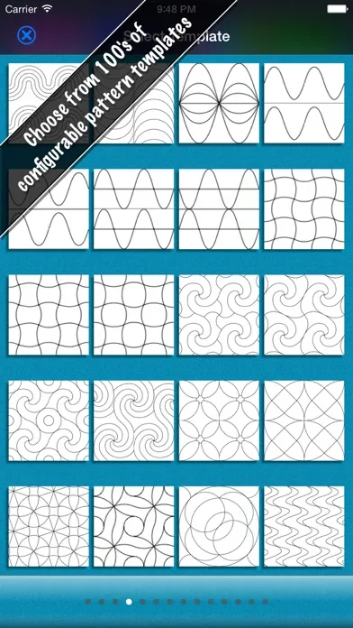Pattern Artist - Easily Create Patterns, Wallpaper and Abstract Art سکرین شاٹس