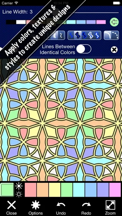 Pattern Artist - Easily Create Patterns, Wallpaper and Abstract Art سکرین شاٹس
