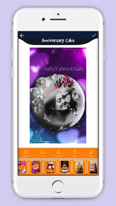 صور Anniversary Cake With Photo