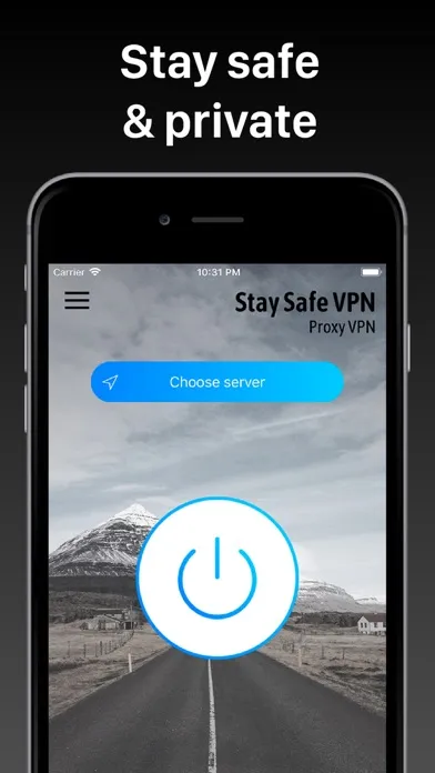 Capturas de tela do Stay Safe VPN