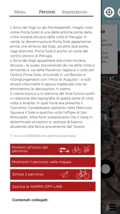 Perugia InApp Screenshots