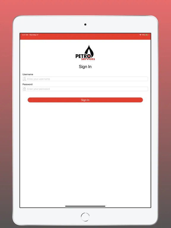 PetroServices DCC Mobile iPad  スクリーンショット