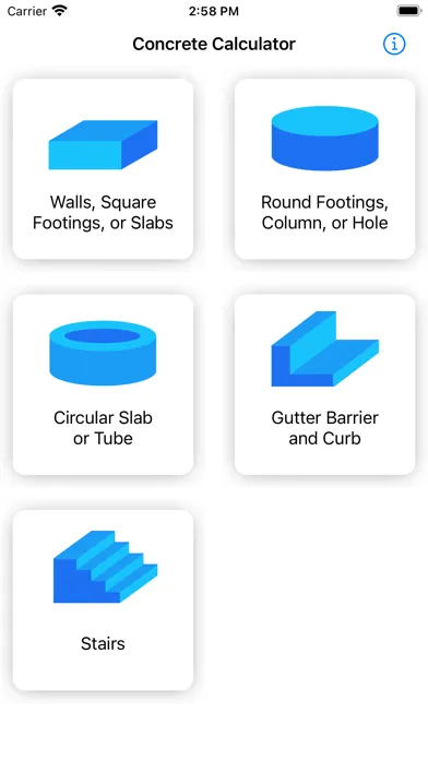 Concrete Calculator - Calc Screenshots