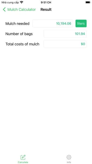 Capturas de pantalla de Mulch Calculator - Landscape