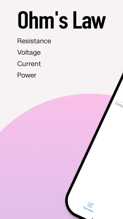 Captures d'écran de Ohm's Law Calculator